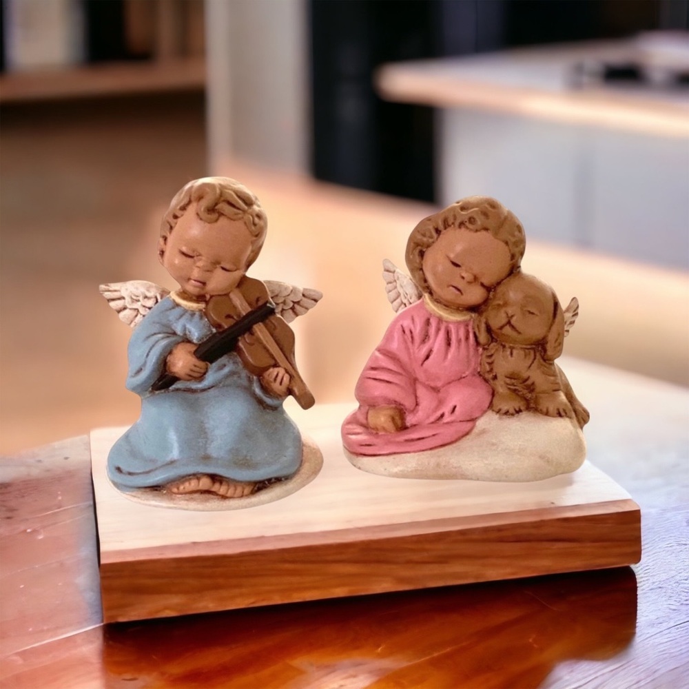 Vintage Ceramic Angels Set